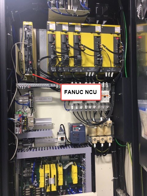 Makino Electrical Cabinet - FANUC NCU